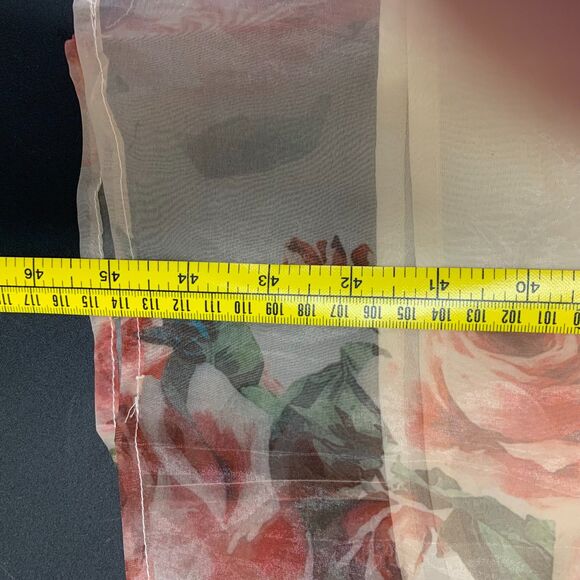 Womens Retro Romantic Floral Burgundy Crochet Lace Fitted Bodice Dress Medium - Picture 13 of 13